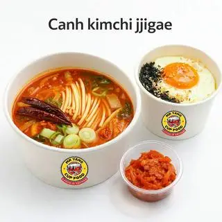 Hình ảnh Set canh kimchijigae (kèm cơm trắng, trứng opla) 김치찌개 세트