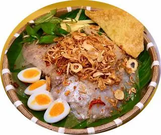 Hình ảnh Bánh tráng trộn hành phi