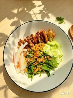 Hình ảnh Bún thịt nướng chay