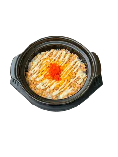 Hình ảnh CƠM CÁ HỒI NƯỚNG PHỦ PHOMAI