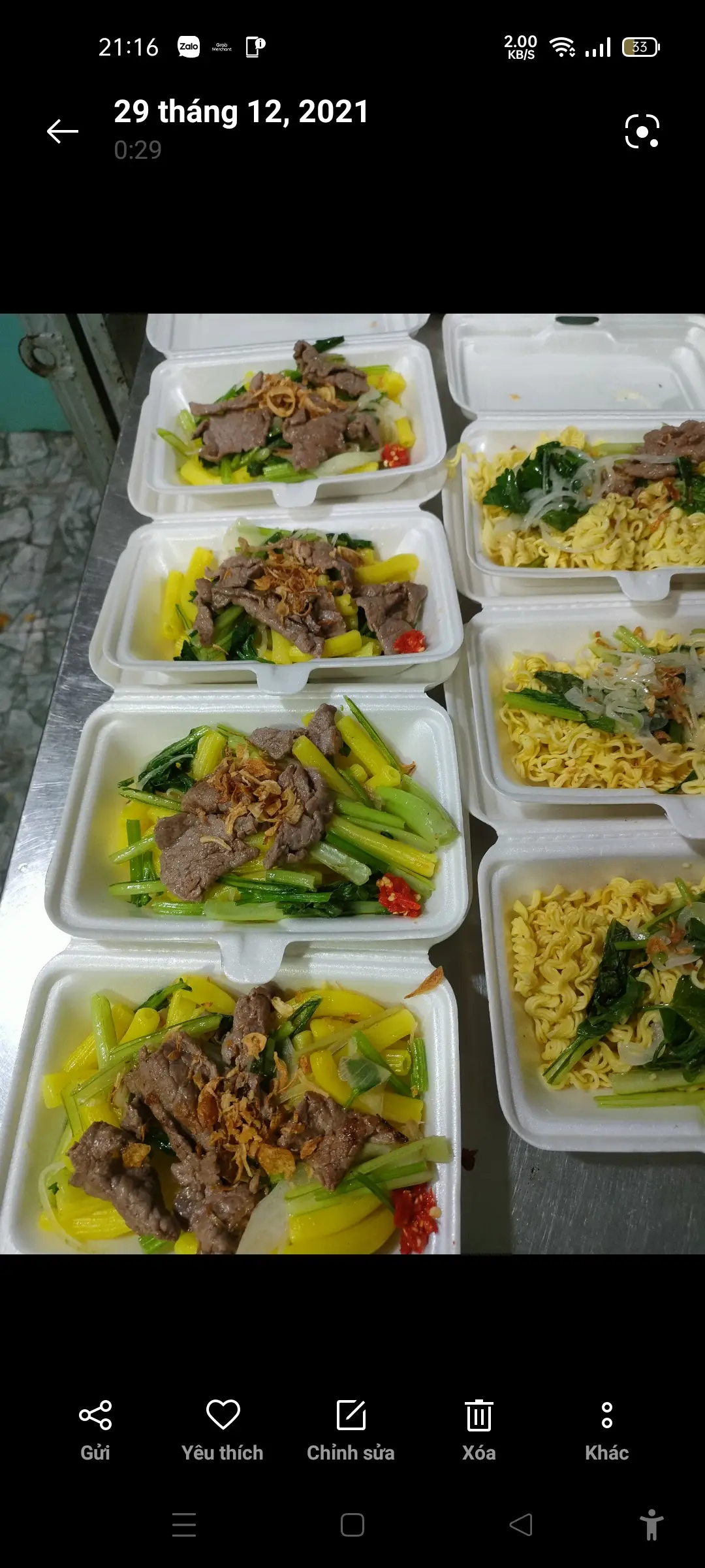 Hình ảnh Mì xào 1 trứng (Đập hoặc Ốp la)