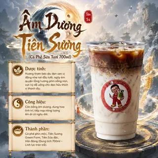 Hình ảnh Âm Dương Tiên Sương (Sữa Tươi Cà Phê 700ml )