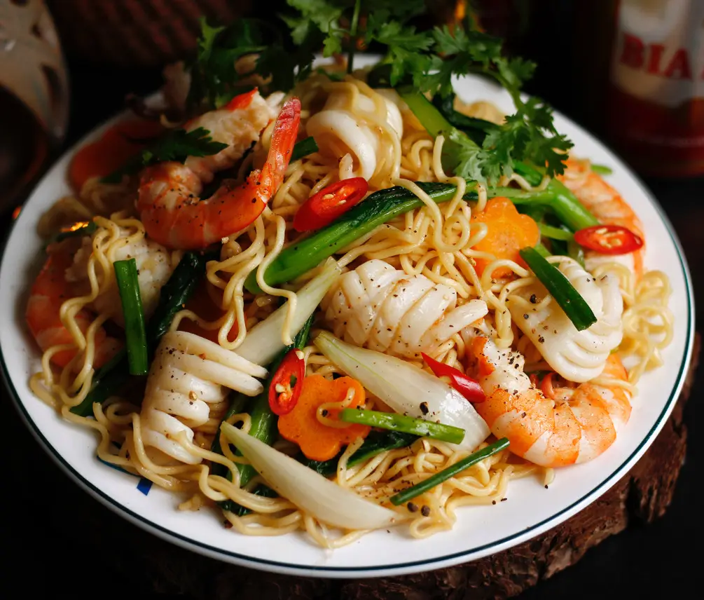 Hình ảnh Mì xào Hải sản 