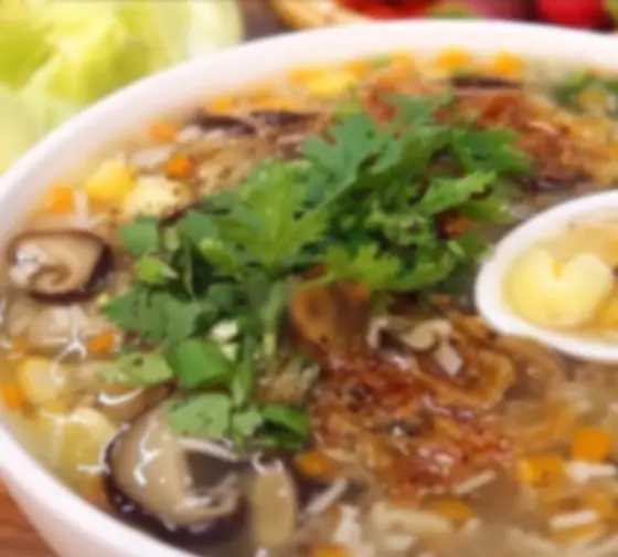 Hình ảnh Súp gà  nấm rau củ