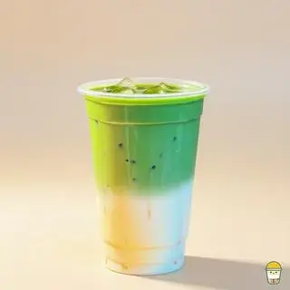 Hình ảnh Latte Thái Xanh