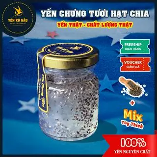 Hình ảnh Yến chưng tươi hạt chia