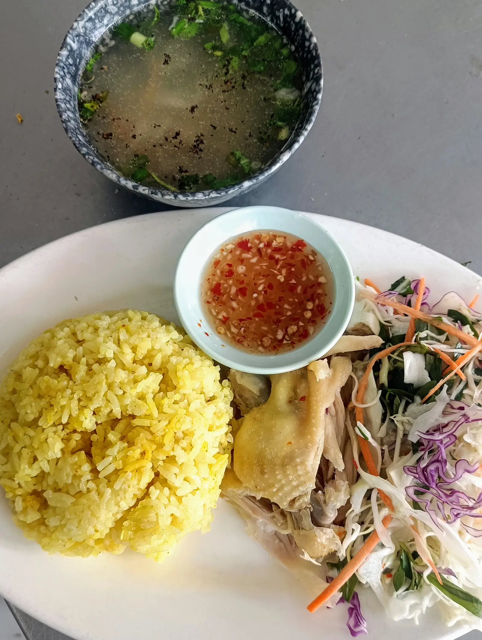 Hình ảnh 1 phần cơm + 1 cánh