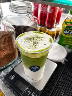 Hình ảnh Matcha latte kem muối