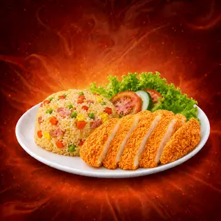 Hình ảnh Cơm Đảo Gà Lườn (Ức) Chiên Xù