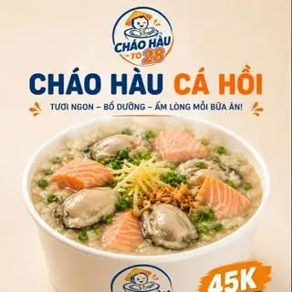 Hình ảnh Cháo hàu -  cá hồi