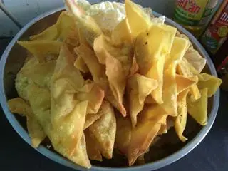 Hình ảnh Hoành thánh chay chiên