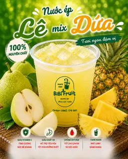 Hình ảnh Nước ép lê - dứa