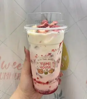 Hình ảnh Sữa Dâu Tây Kem Cheese