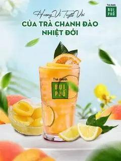 Hình ảnh Trà chanh đào nhiệt đới