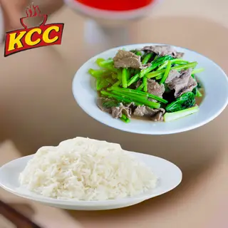 Hình ảnh Cơm Trắng Cải Bò
