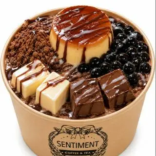 Hình ảnh Milo Dầm Bánh Flan Khổng Lồ