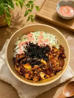 Hình ảnh Cơm Thịt Heo Xào Kim Chi