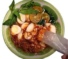Hình ảnh Bánh tráng chấm sốt