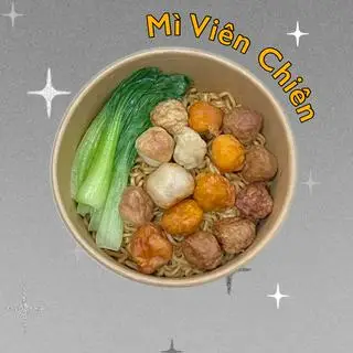 Hình ảnh Mì Trộn + Viên Chiên
