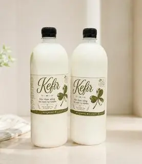 Hình ảnh Sữa chua Kefir không đường 1000ML - vị chua nhẹ