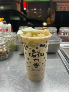 Hình ảnh trà sữa truyền thống full topping 