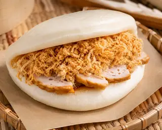 Hình ảnh Bao kẹp chả mỡ chà bông 