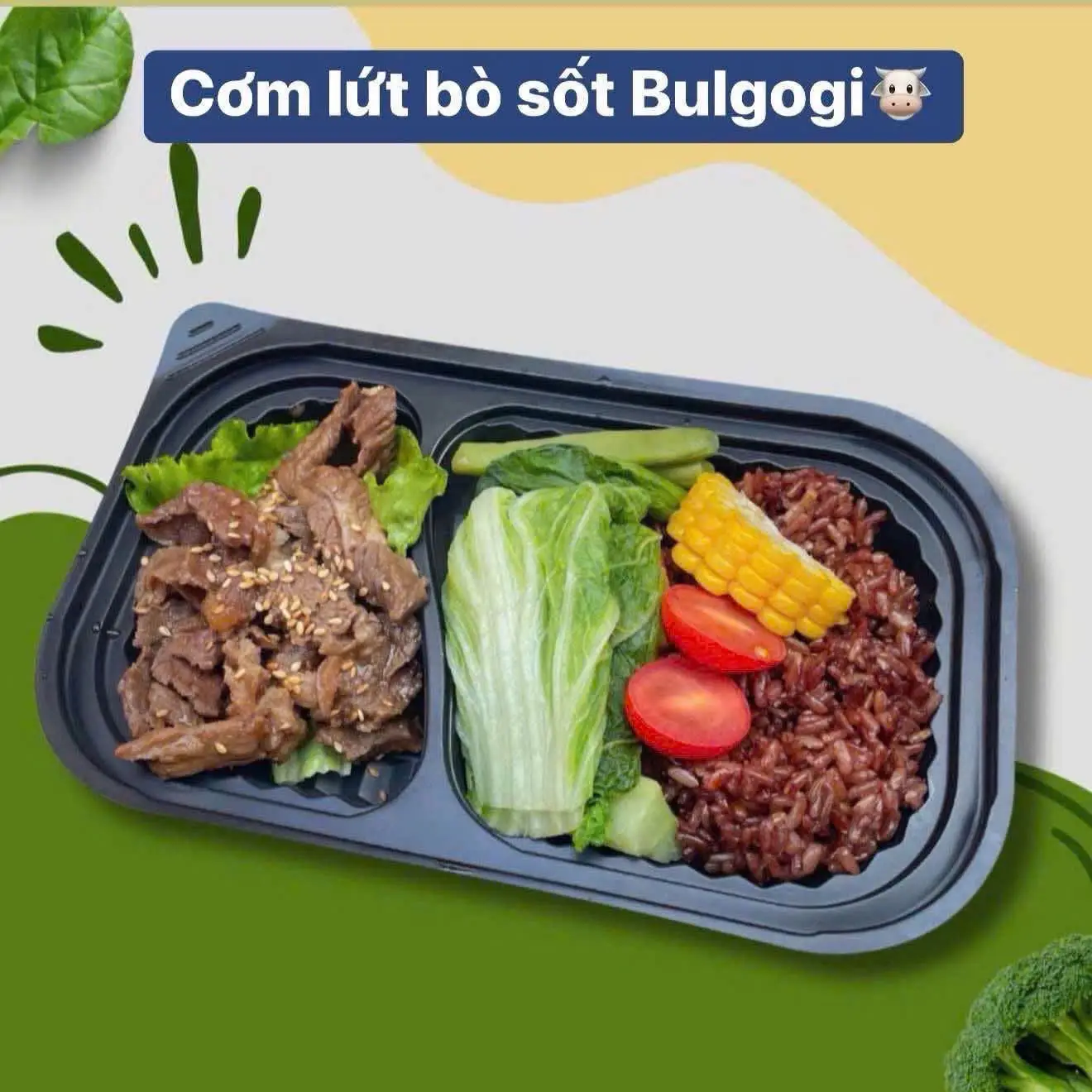 Hình ảnh Cơm gạo lứt bò teriyaki