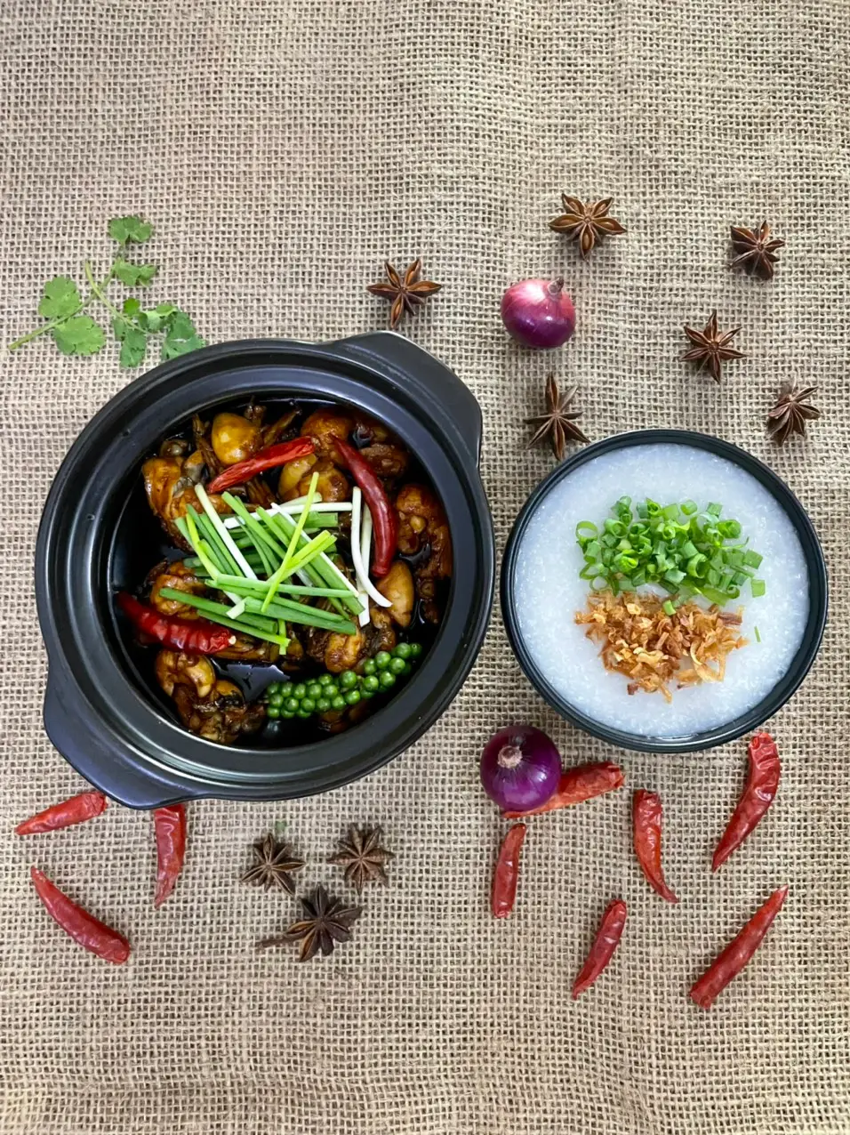Hình ảnh Cháo ếch 3 con ( cháo hành )