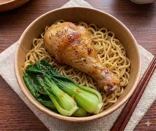 Hình ảnh Mì trộn gà ngũ vị