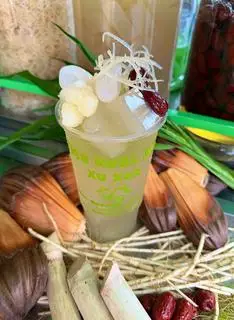 Hình ảnh Sâm mía lau dừa nước đặc biệt ly 1000ml