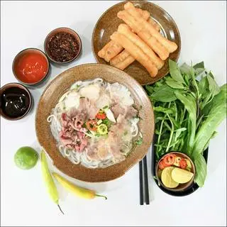 Hình ảnh Combo Phở Tái Bò + Sâm Wanglaoji (Tặng 2 quẩy)