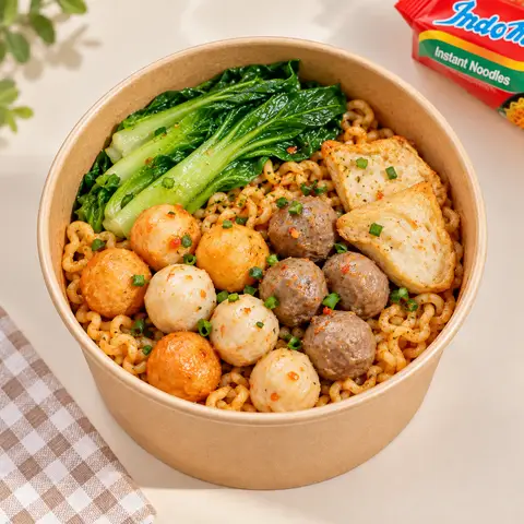 Hình ảnh MÌ TRỘN CÁ VIÊN