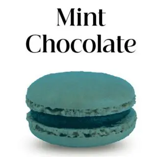 Hình ảnh Macaron vị Socola Bạc Hà
