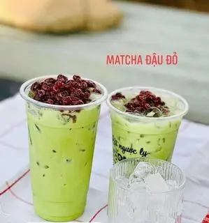 Hình ảnh Trà sữa matcha đậu đỏ 
