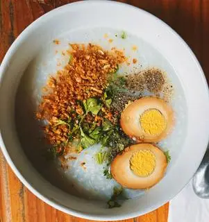 Hình ảnh cháo bột trứng gà ủ thảo vị