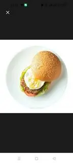 Hình ảnh HamBurGer Tôm Trứng Ốp La