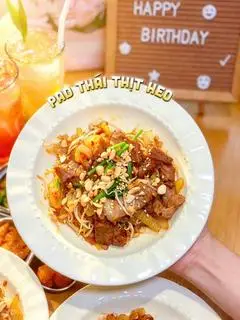 Hình ảnh pad thái heo