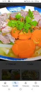 Hình ảnh Nui ống nấu thịt nạc