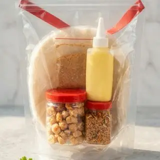 Hình ảnh Combo bánh tráng phơi sương - tóp mỡ