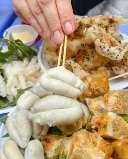Hình ảnh Combo chả chiên - trứng mực hấp
