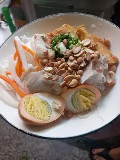 Hình ảnh bún thịt luộc _đâu trứng