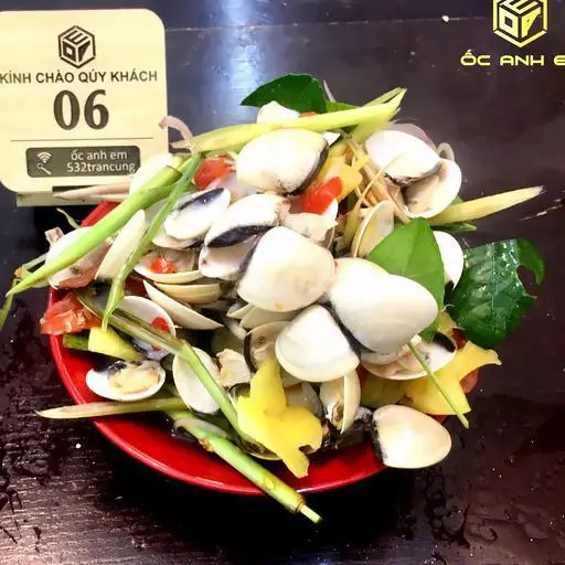 Hình ảnh Ngao hấp dứa sả