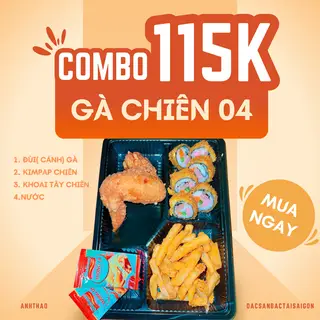 Hình ảnh Combo Gà Chiên 4