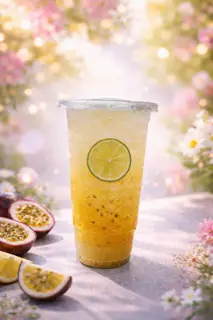 Hình ảnh Soda chanh dây ly 1L