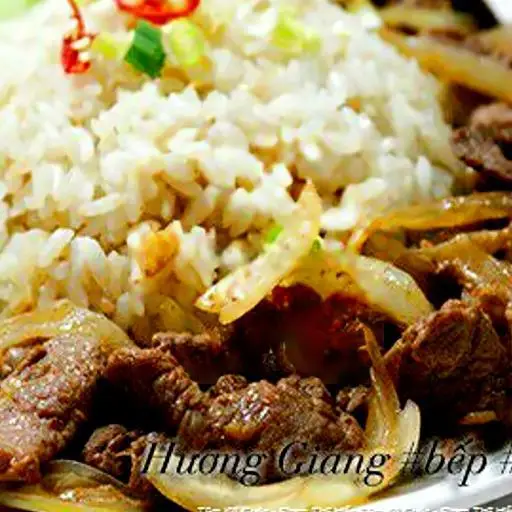 Hình ảnh Cơm xào bò củ hành