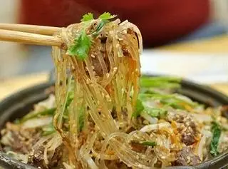 Hình ảnh miến xào ngan