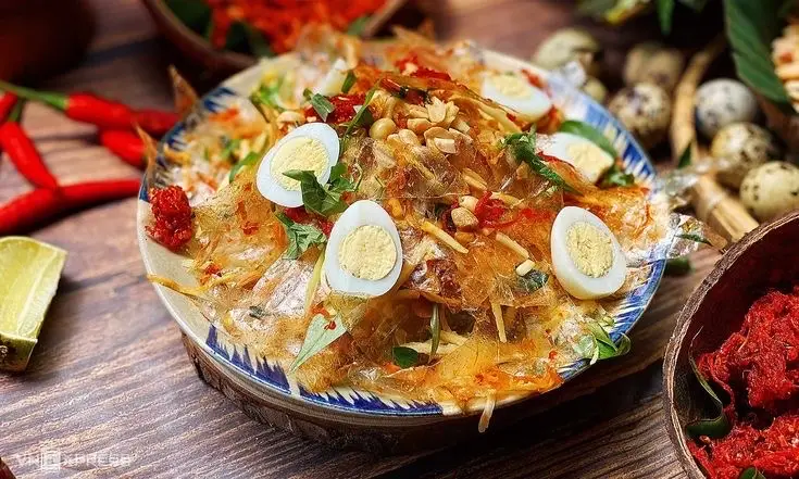 Hình ảnh bánh tráng trộn