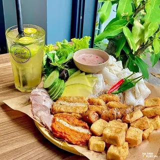 Hình ảnh Combo 2 Bún Đậu Chân Giò Chả Cốm + 2 cà phê 247