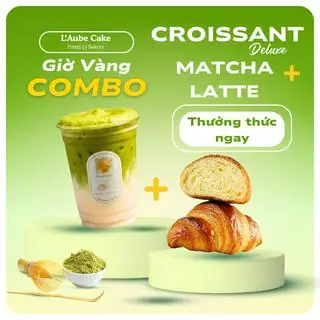 Hình ảnh Combo Croissant De Luxe + Sương Mai Xanh 