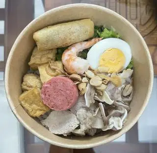 Hình ảnh (Đặc Biệt) Bún mắm nêm thịt đậu trứng nem chua chả giò tôm tai heo